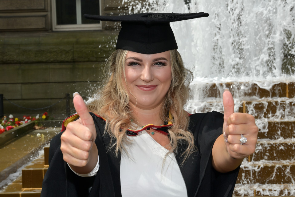 University of Bolton nursing and midwifery students celebrate at graduation ceremonies