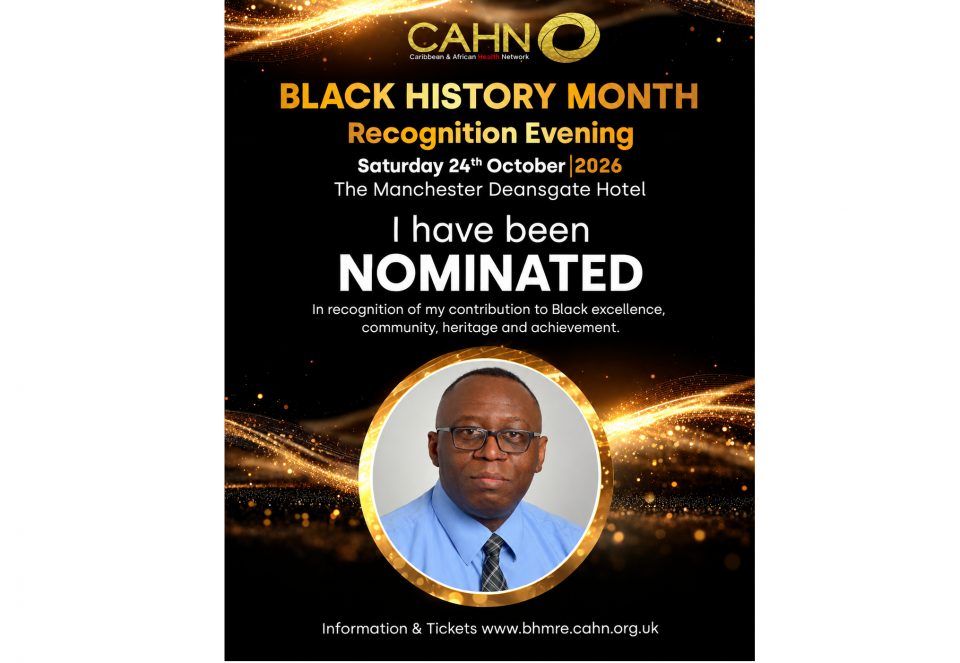 Professor Celestine Iwendi nominated for Black History Month recognition
