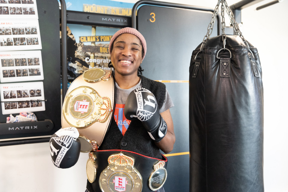 University of Bolton graduate and boxing talent Cindy Ngamba flies flag for Olympic Refugee team