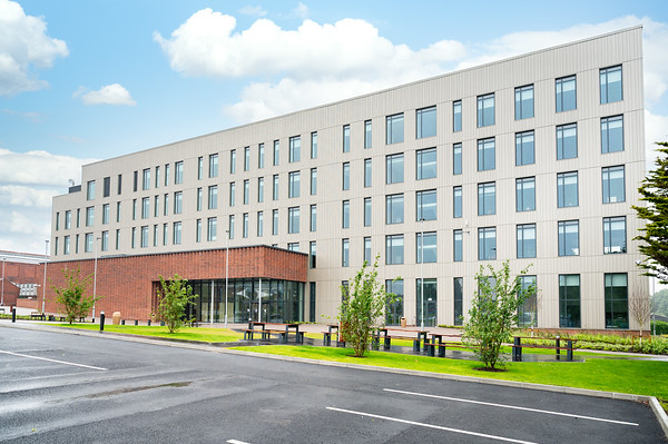 VIPs from Bolton’s twin towns tour University of Greater Manchester’s state-of-the-art Medical School