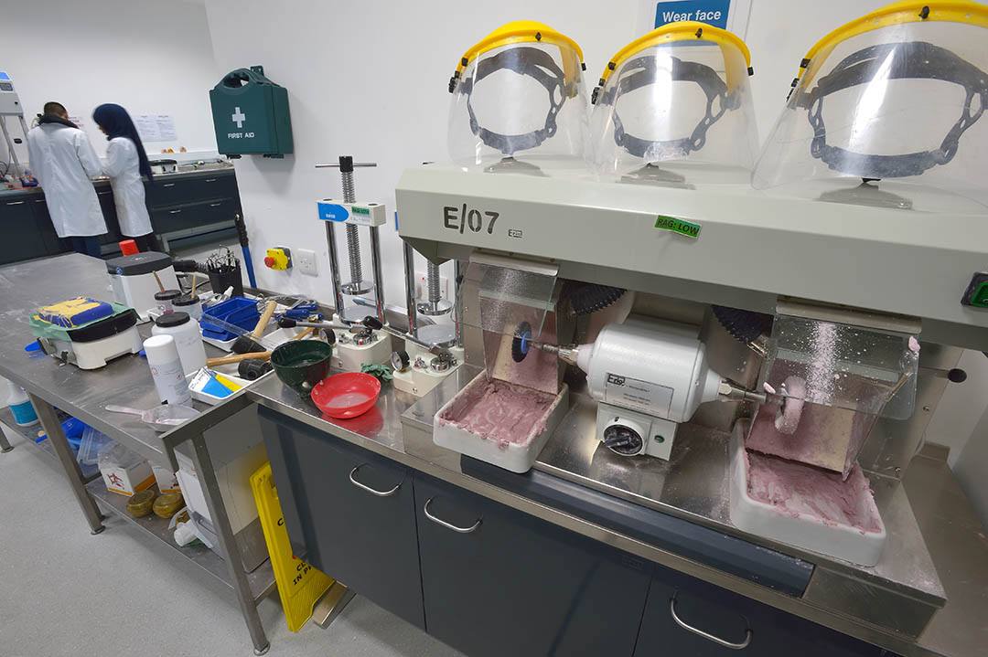 From the University of Bolton's Centre for Dental Sciences, a dental polishing machine