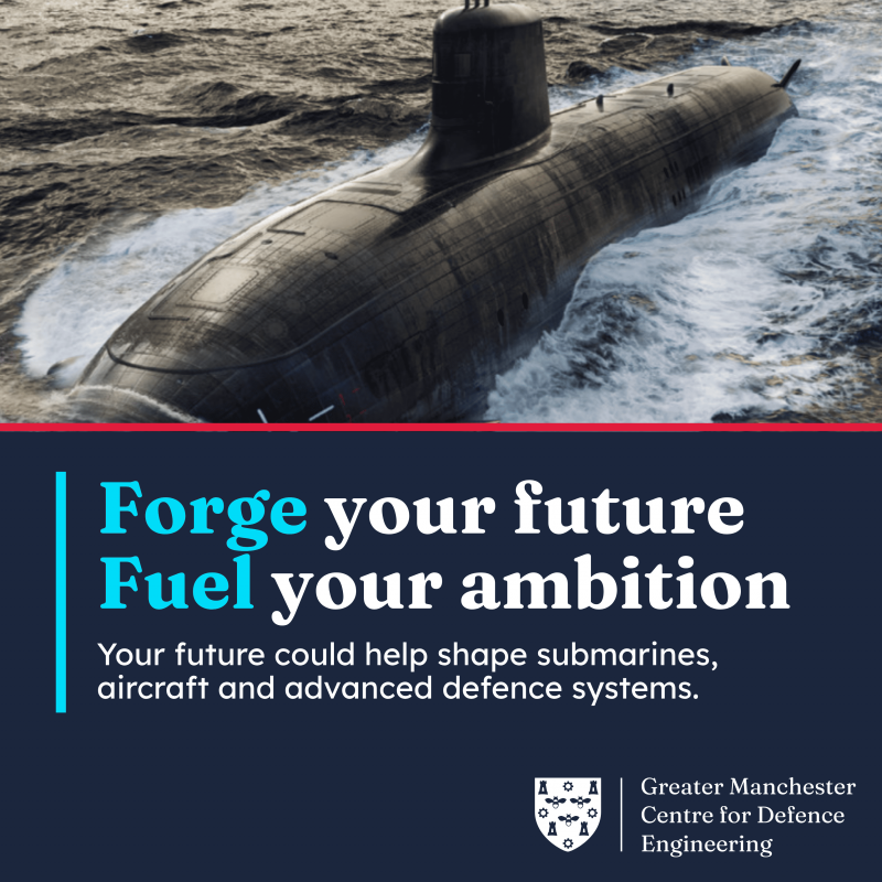 University of Greater Manchester launches pioneering Defence Engineering degree to help tackle UK skills shortage