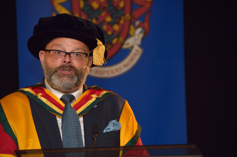 Boss of the LGBT Foundation “delighted and humbled” by Honorary Doctorate from University