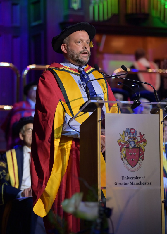 HIV charity boss honoured by University of Greater Manchester