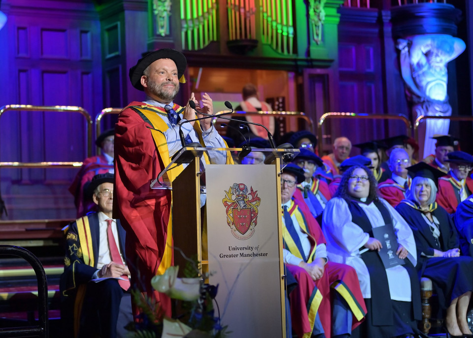 HIV charity boss honoured by University of Greater Manchester