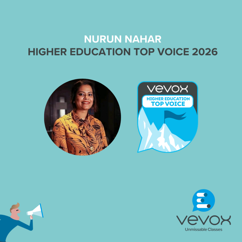 University of Greater Manchester Academic Recognised as a Top 50 Voice in Higher Education for 2026