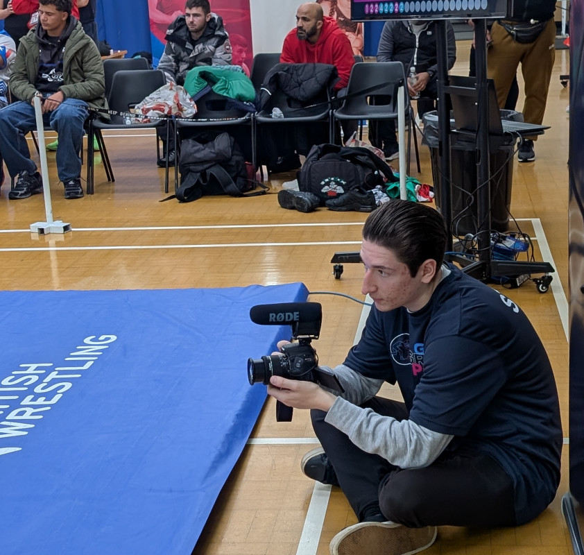 University of Greater Manchester students grapple with British Wrestling work experience
